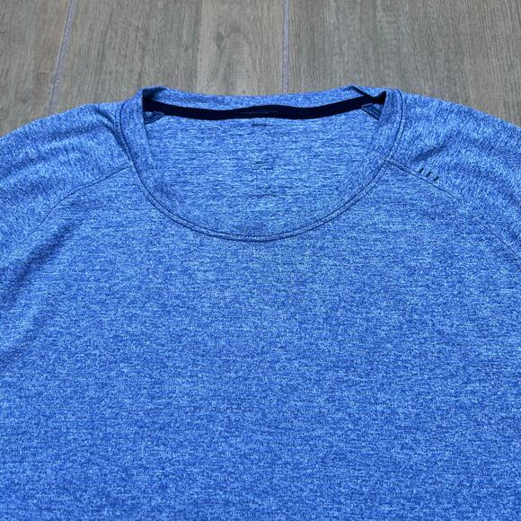 Lululemon Metal Vent Tech Shirt Mens XL Blue Short Sleeve Athletic gym - Picture 2 of 10
